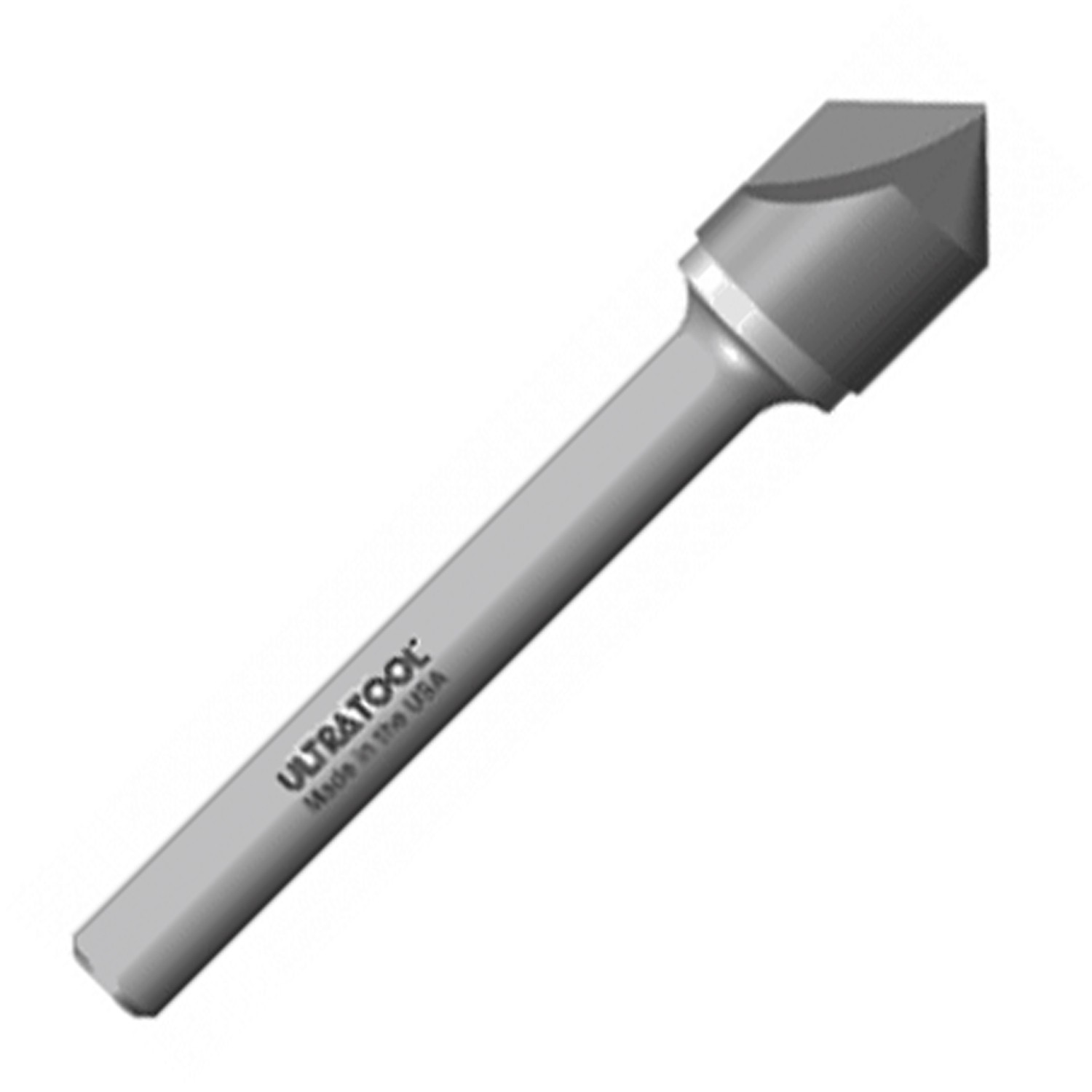 1/2" x 90Deg Angle 1 Flute Carbide Countersink USA Ultra-Tool Part #91632
