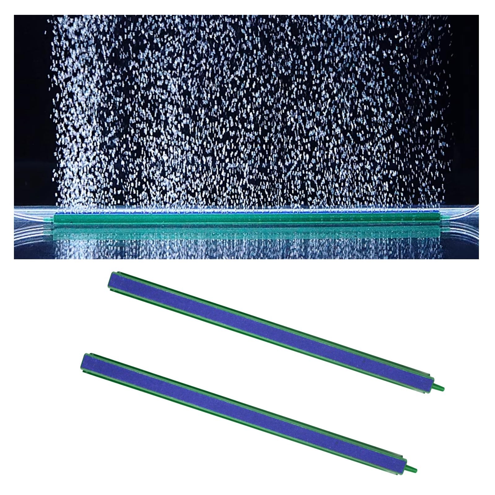WishLotus Fish Tank Air Bubbler, 2 PCS Durable Long Strip 12 Inch, A, 12IN