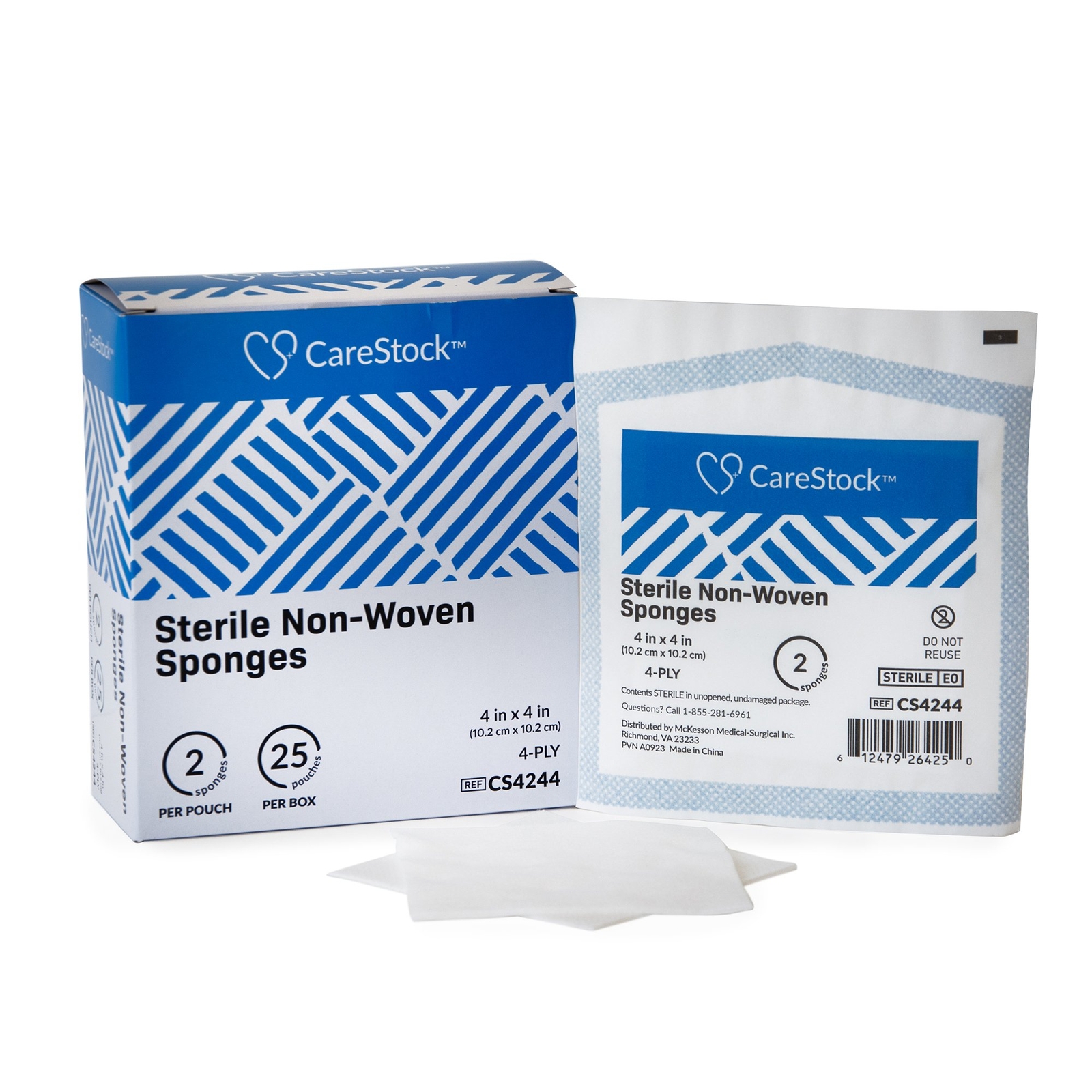 CareStock 4-Ply Gauze Sponge Sterile 4 x 4" 50 Box(es) 2 per Box