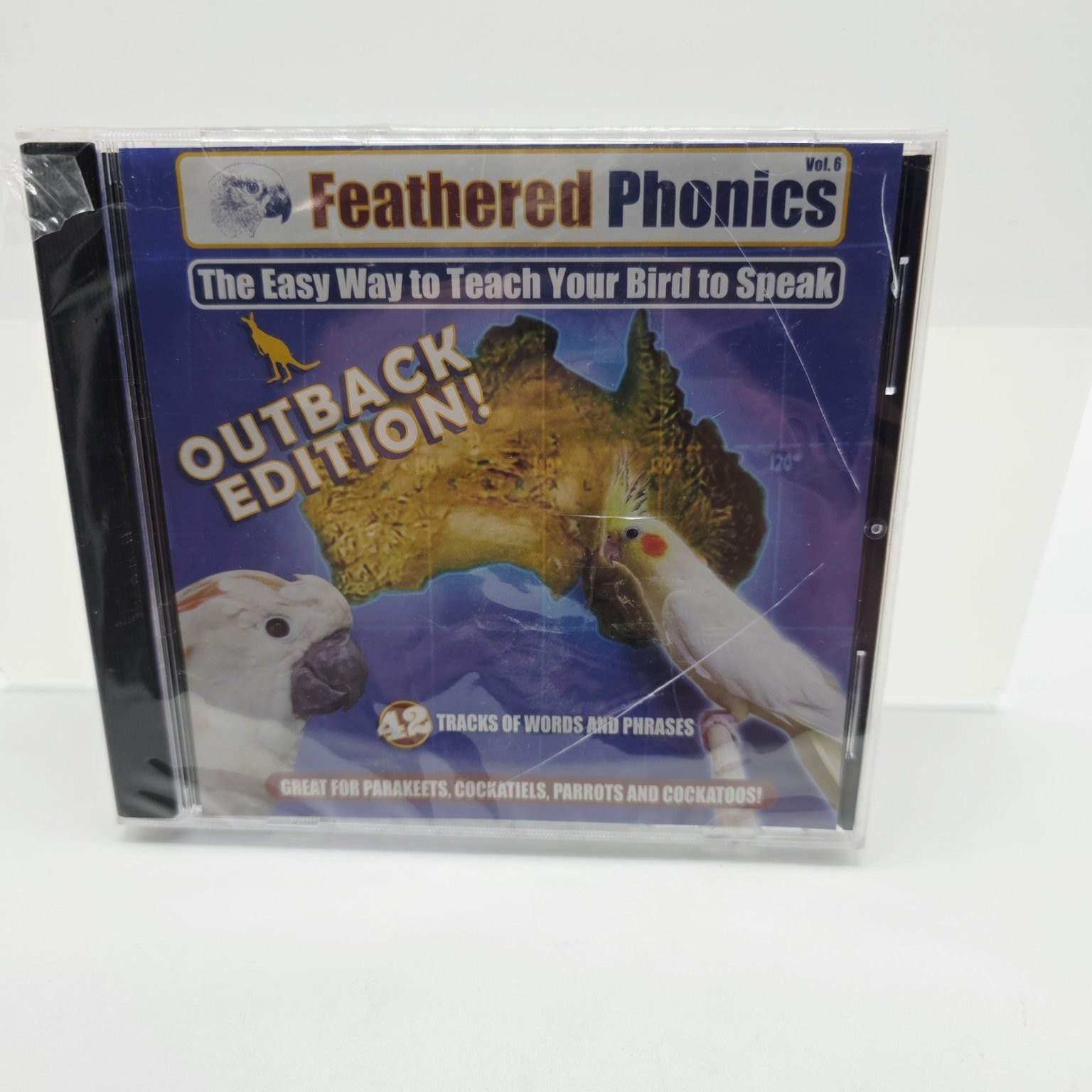 Feathered Phonics Vol. 6 Outback Edition Bird Training CD 42 Tracks