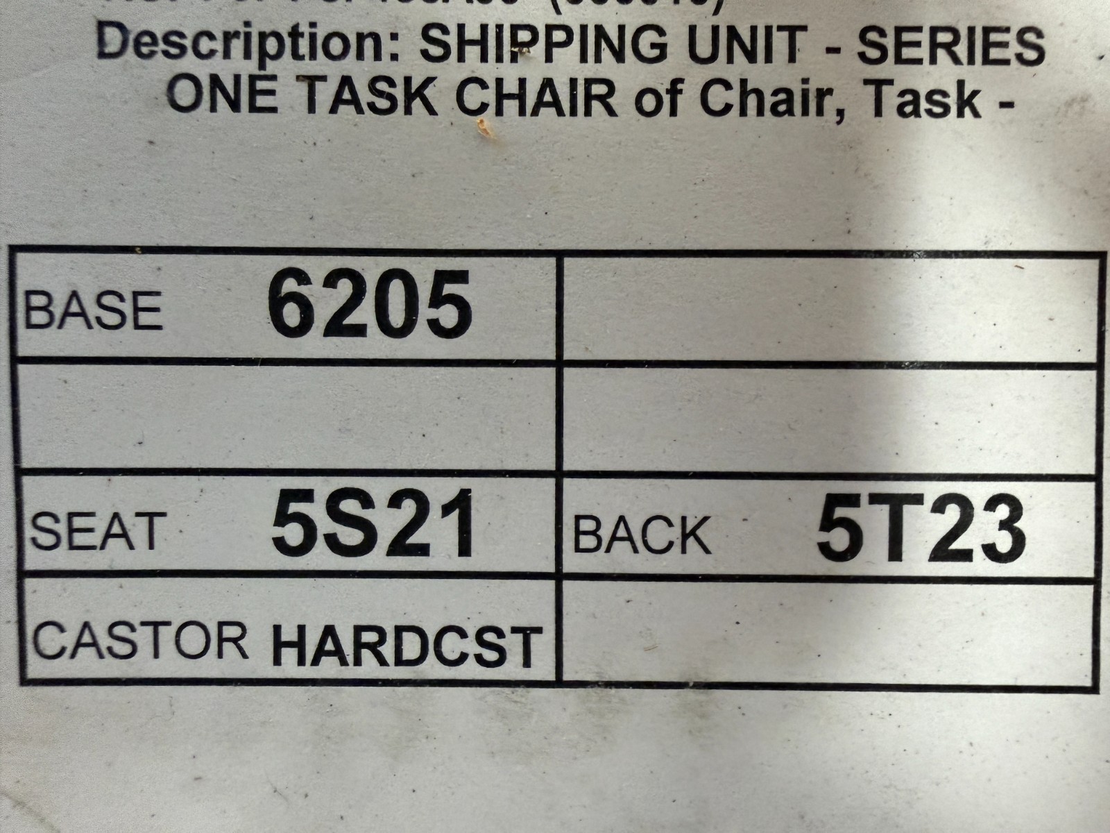 BRAND NEW Steelcase Series 1 Chair - 5S21 Blue Jay fabric & 6205 Seagull base