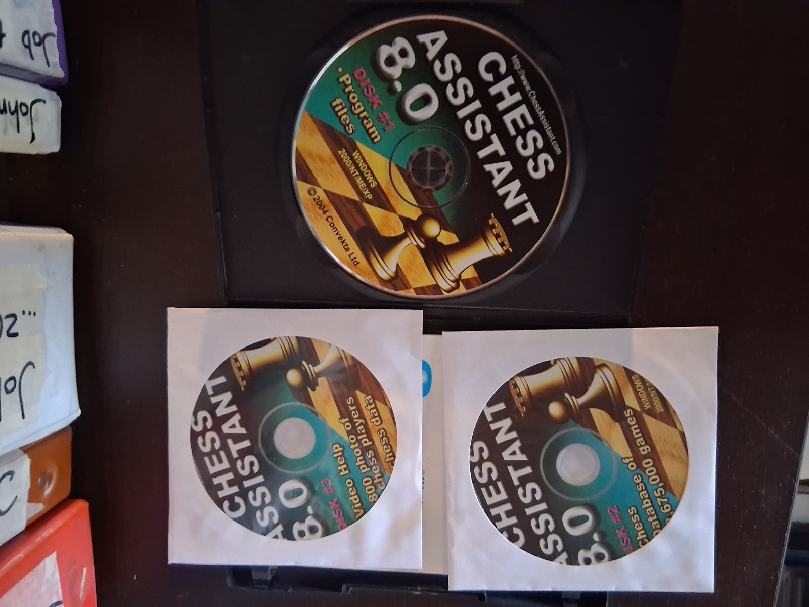 Chess Assistant 7 & 8 Mega Packet PC CD-ROM Lot Database Management Convekta