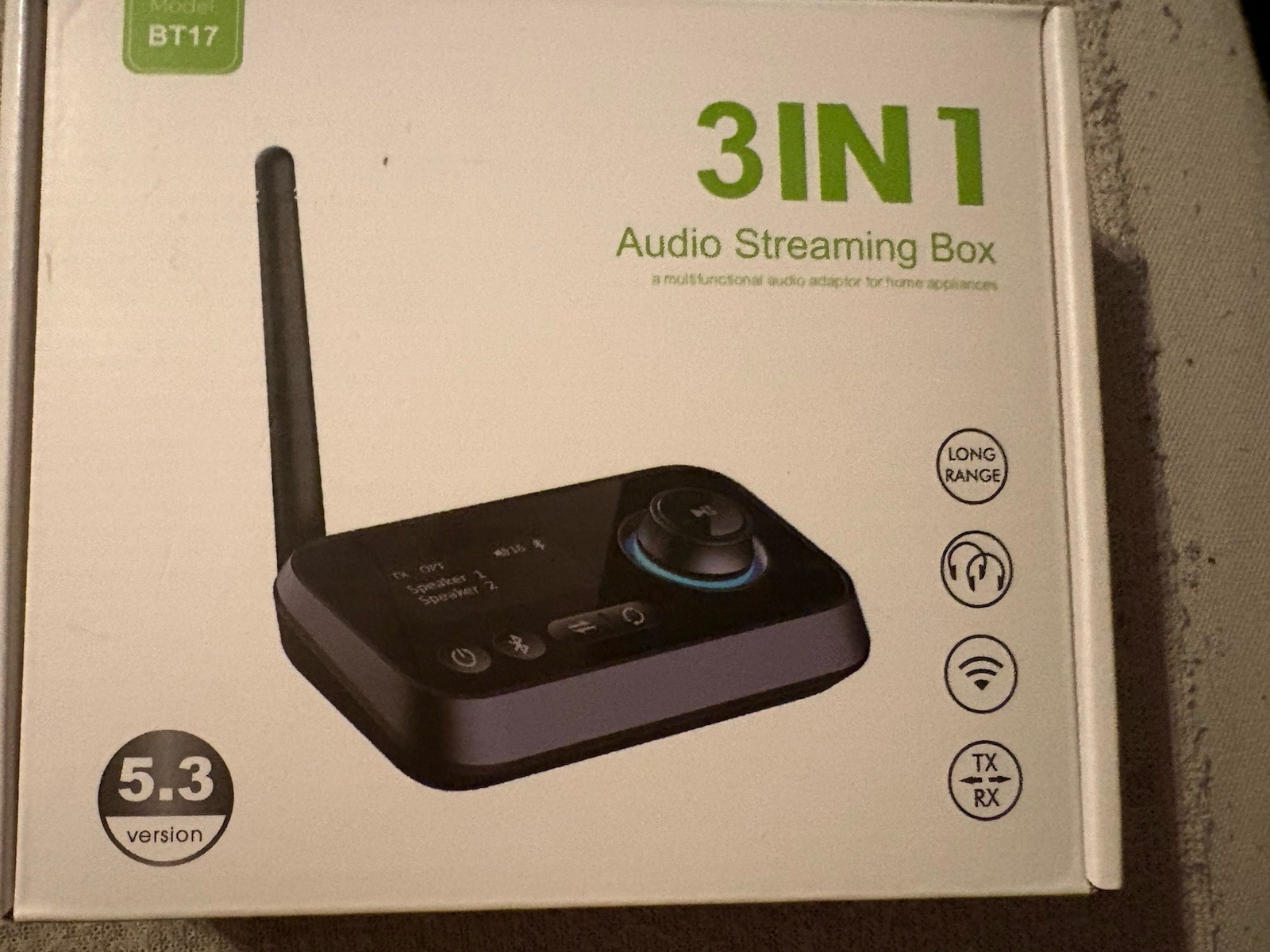 3 In 1 Audio Streaming Box BT17 Audio Streaming Box 5.3 Version