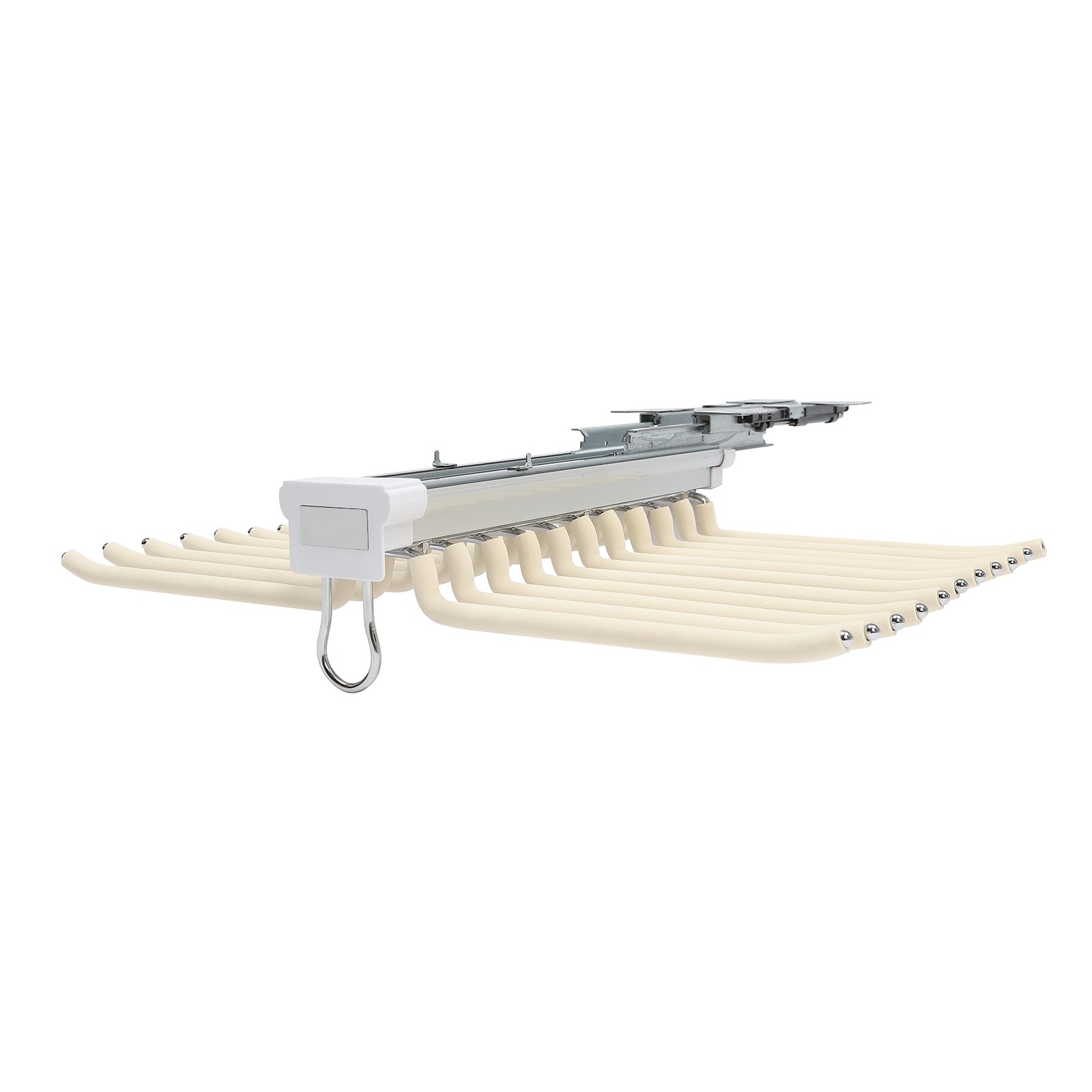 15kg Load Pants Hanger, 22 Rods Pull Out Trousers Rack, Jeans/Ties Hanging Rack
