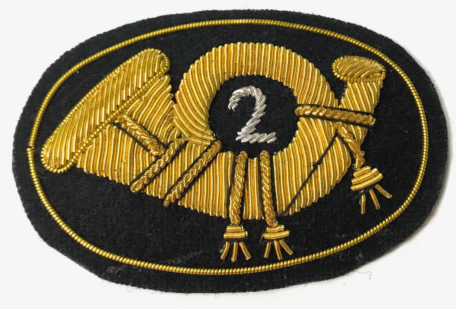 CIVIL WAR 2ND INFANTRY HAT CAP KEPI INSIGNIA-SMALL