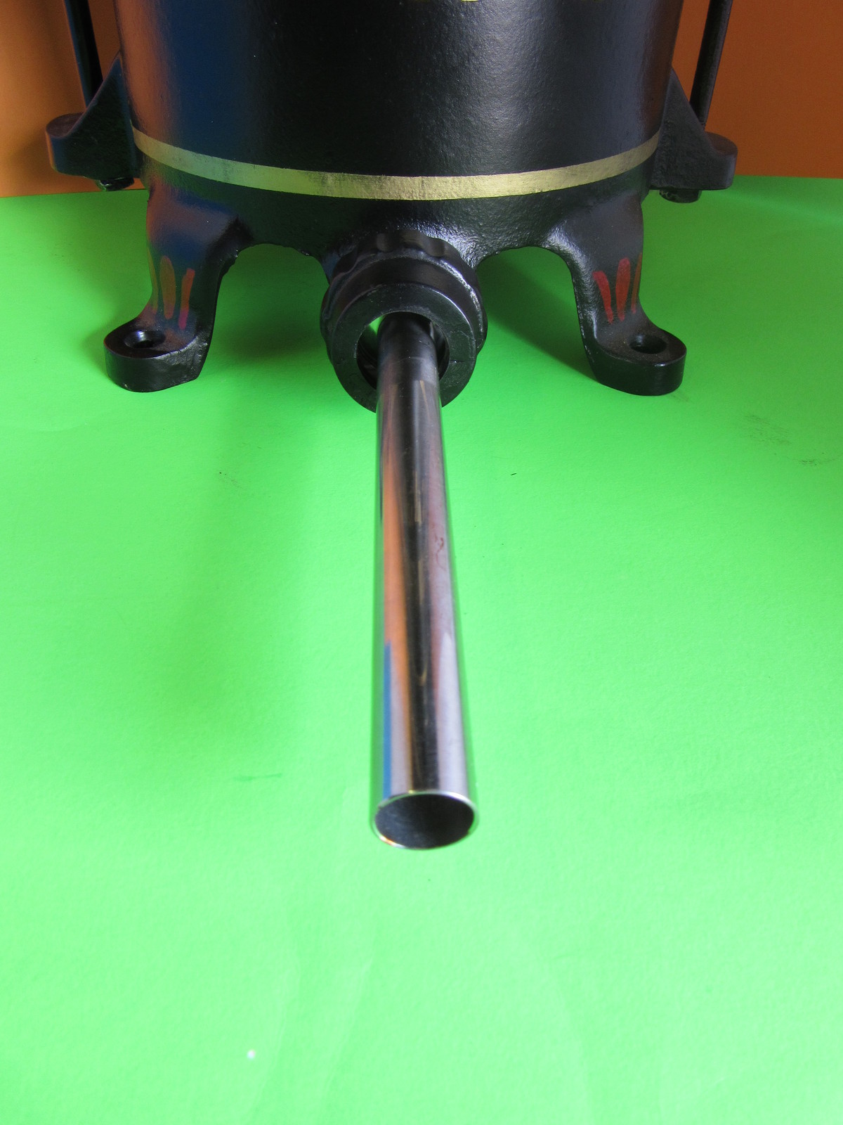 Sausage stuffing stuffer tube funnel Norvell Shapleigh Stuffer Lard Press
