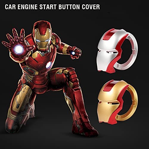 Car Engine Start Button Cover ABS Car Ignition Switch Decorative Cover, Mark3