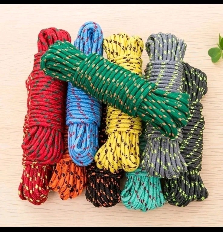 50pc Multifunctional Nylon Rope Non-slip And Windproof Rope 32ft