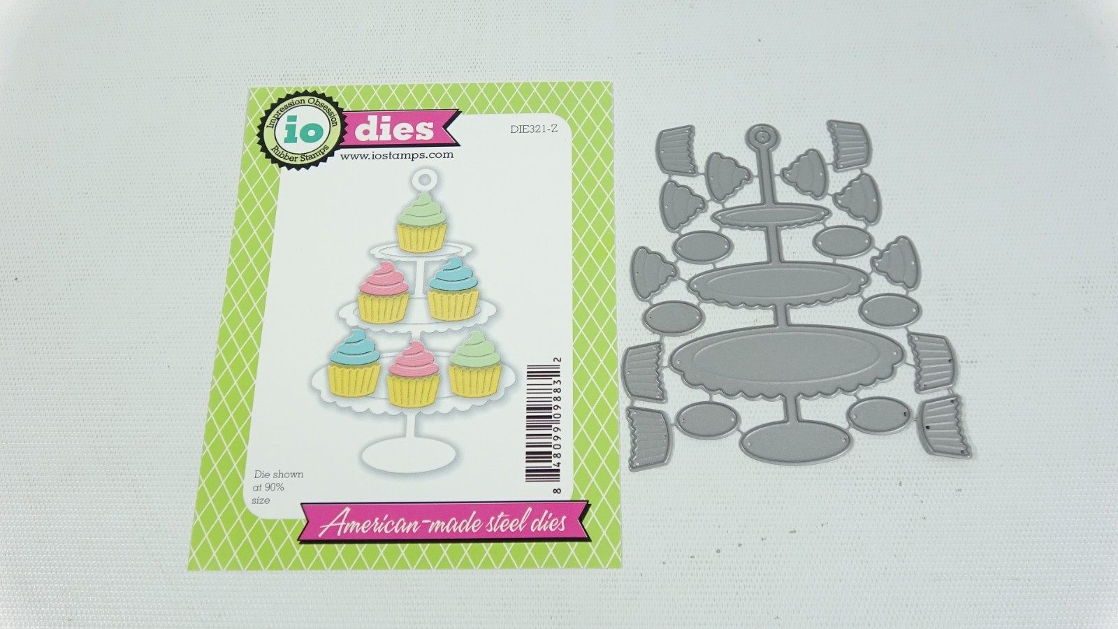 io Impression Obsession Metal Die DIE321-Z Cupcakes Dessert Tray - Party Theme