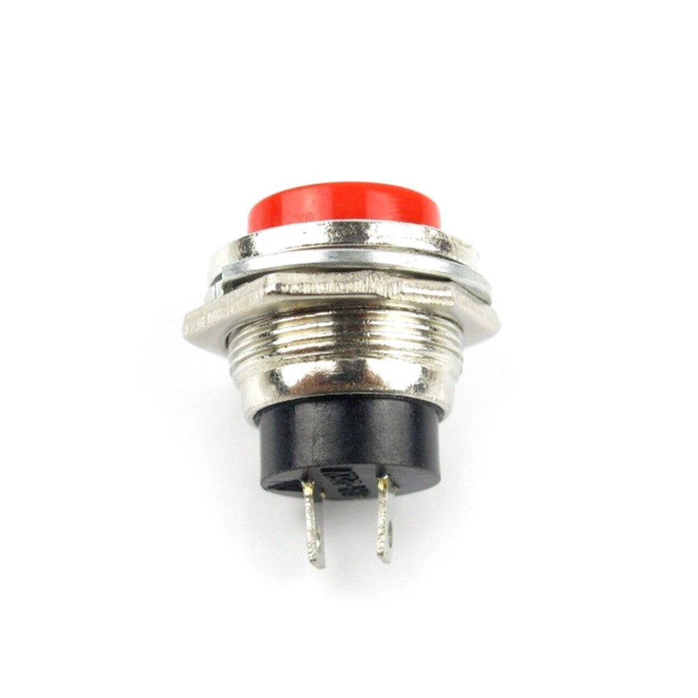 10Pcs Small Self-Reset Round Button Head Power Switch Circle Kill Button Switch