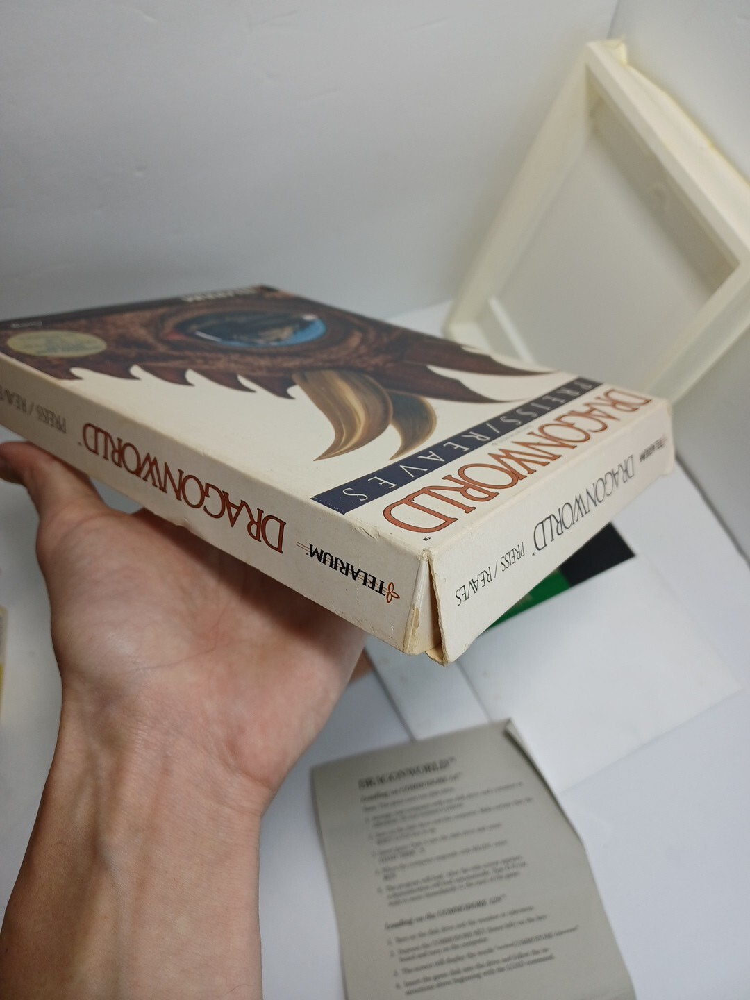 VTG 1984 DragonWorld C64 Commodore 64 Game Trillium WORKS