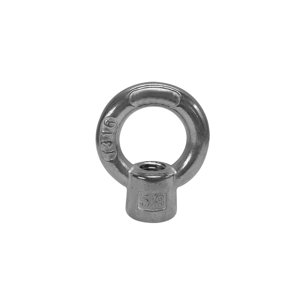 5/8'' Boat Marine 316 Stainless Steel Lifting Eye Nut 3,200 LB Cap UNC Tap