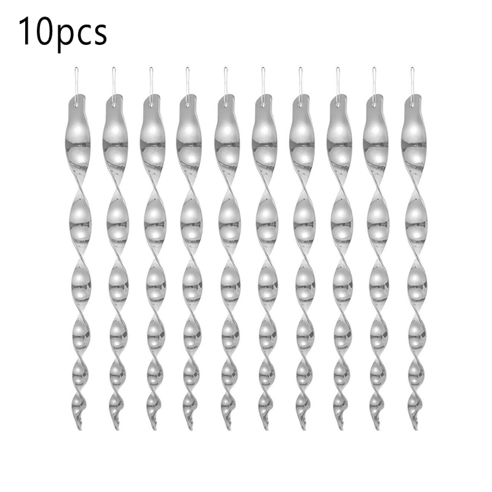 10* Bird Repellent Reflective Scare Rods Spiral Deterrent Control Device Deco n