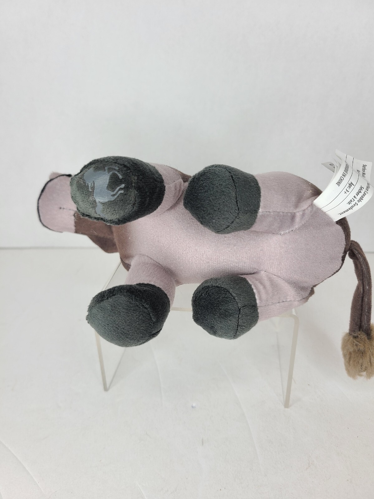 DreamWorks Spirit Riding Free Señor Carrots Donkey Plush Stuffed gray 8"