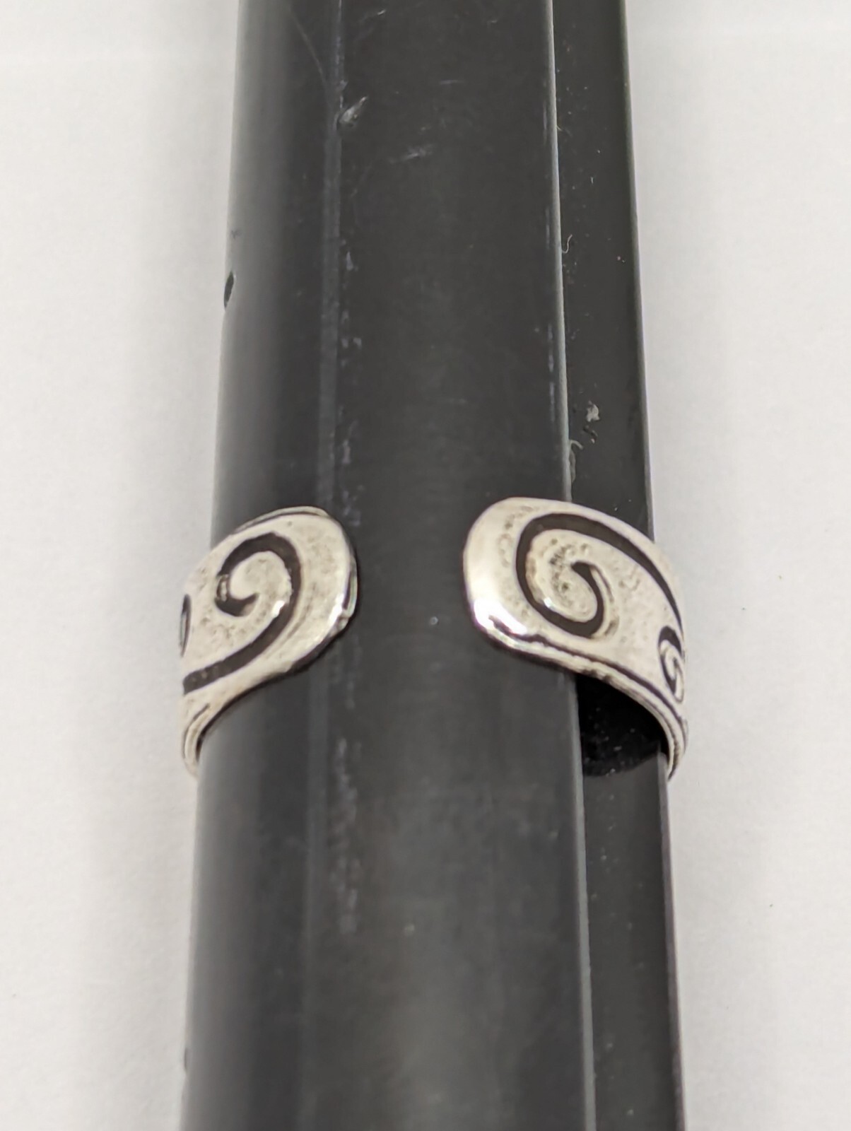 Sterling Silver Toe Ring. Whimsical Swirls Design. Adjustable Size. 925 Silver