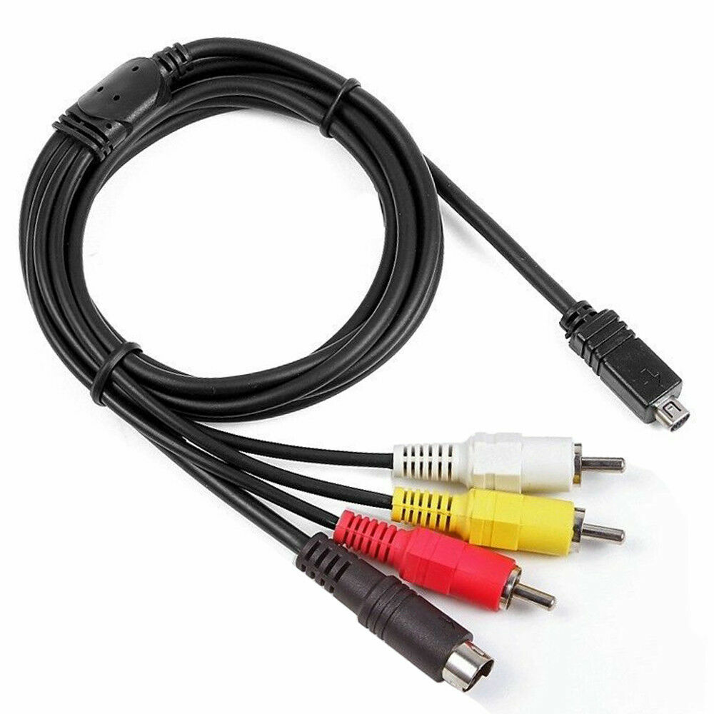 5ft AV TV Video Cord Cable For SONY DCR-DVD103 DCR-DVD105 DCR-DVD108 DCR-SR82