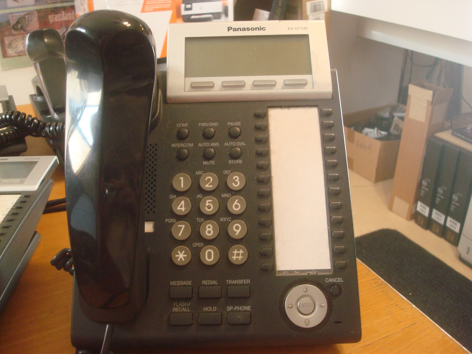 Panasonic KX-NT346-B Digital Speakerphone (Black)