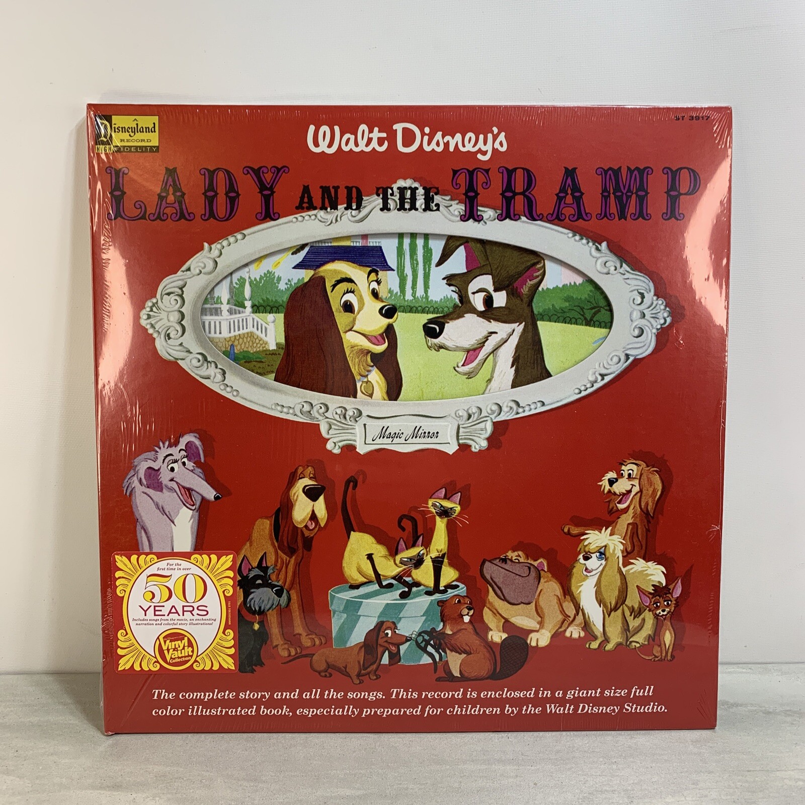 Walt Disney's Story of Lady and the Tramp Vinyl LP - Complete Story & All Songs
