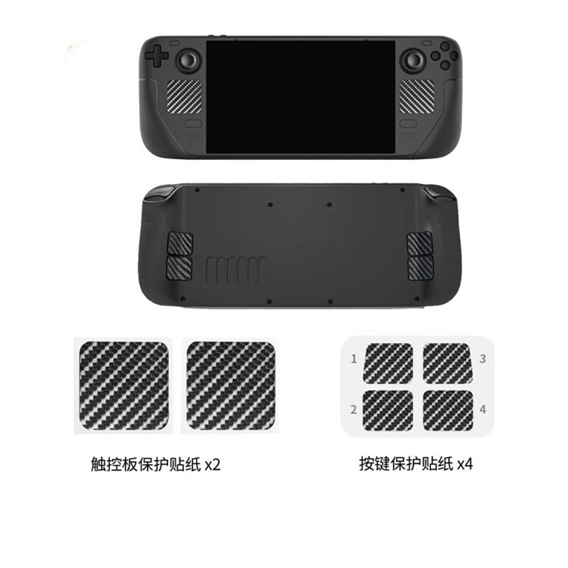 For Steam Deck Host Button Touchpad Protector Anti-Scratch Protection Stickers
