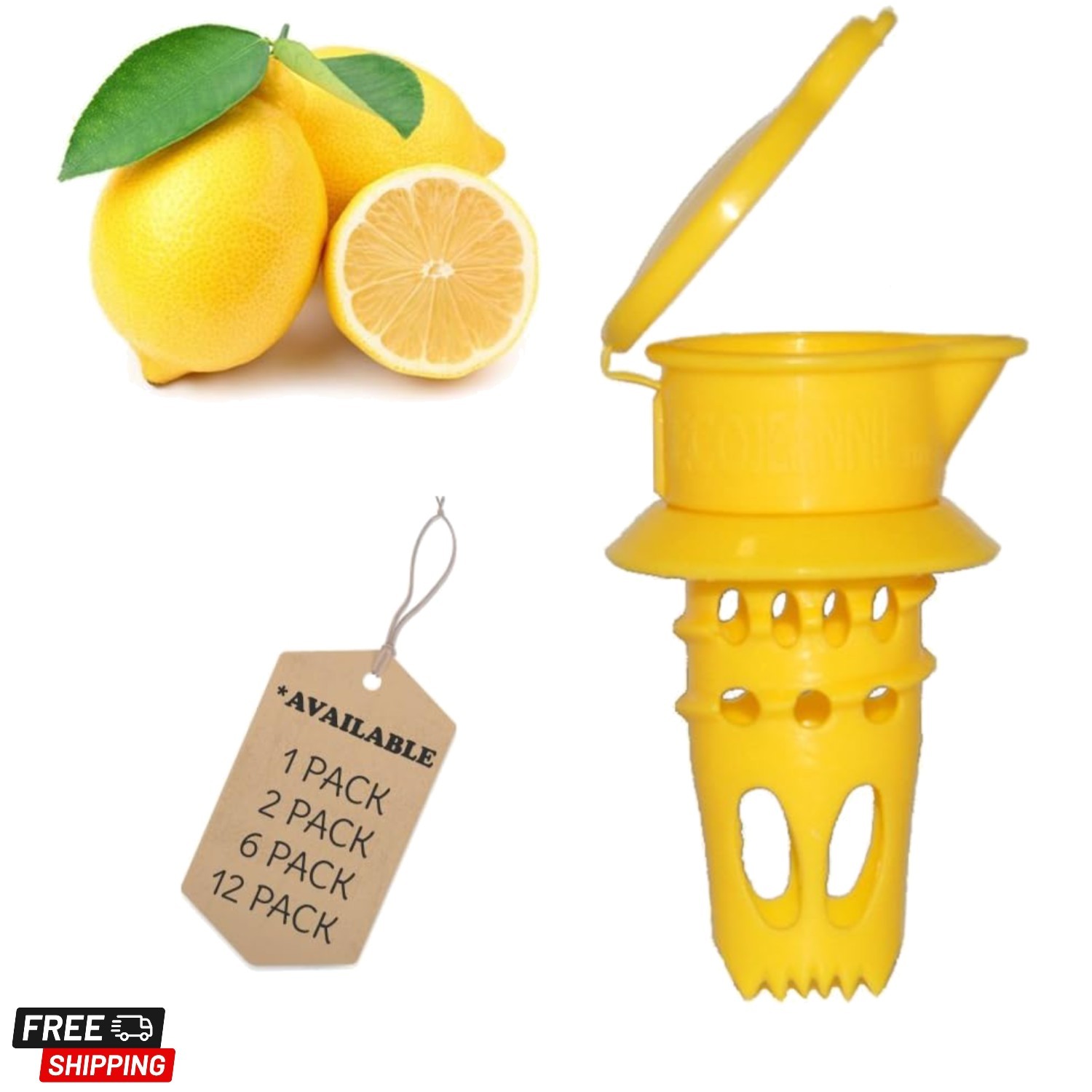 1 Pack Citrus Tap, Portable Lemon Juicer Faucet Patent Pending, Lime Squeezer...