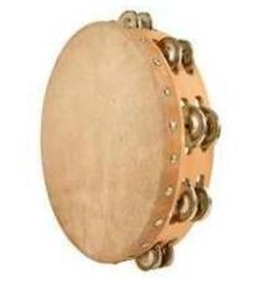 Instr-Tambourine-10 Rnd-Goatskin