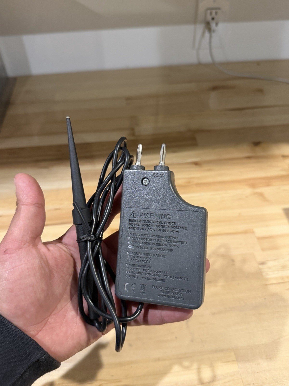 FLUKE 80T-150UA TEMPERATURE PROBE (TESTED) SHIPS FAST
