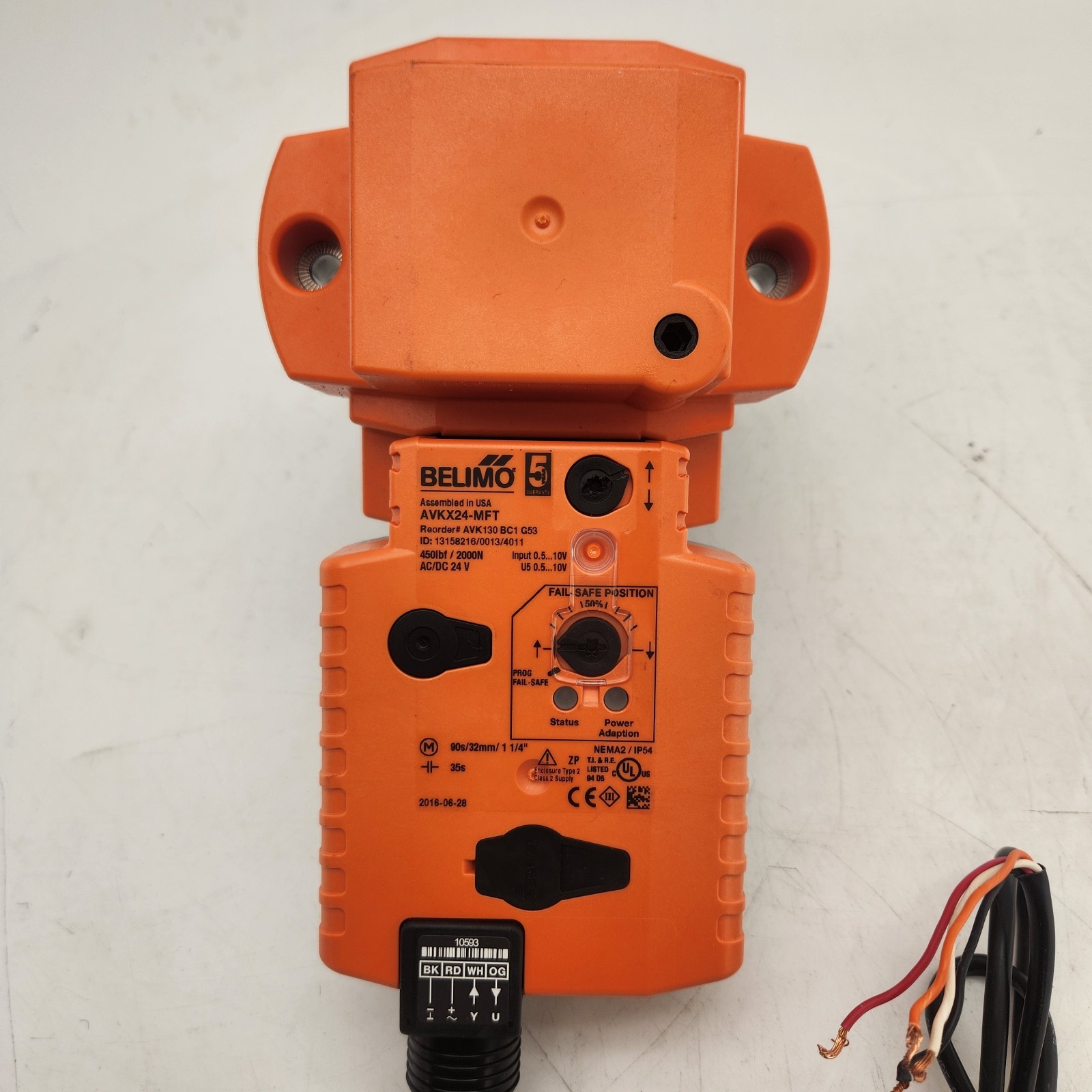 BELIMO AVKX24-MFT Valve Actuator | Pre-Owned, Untested