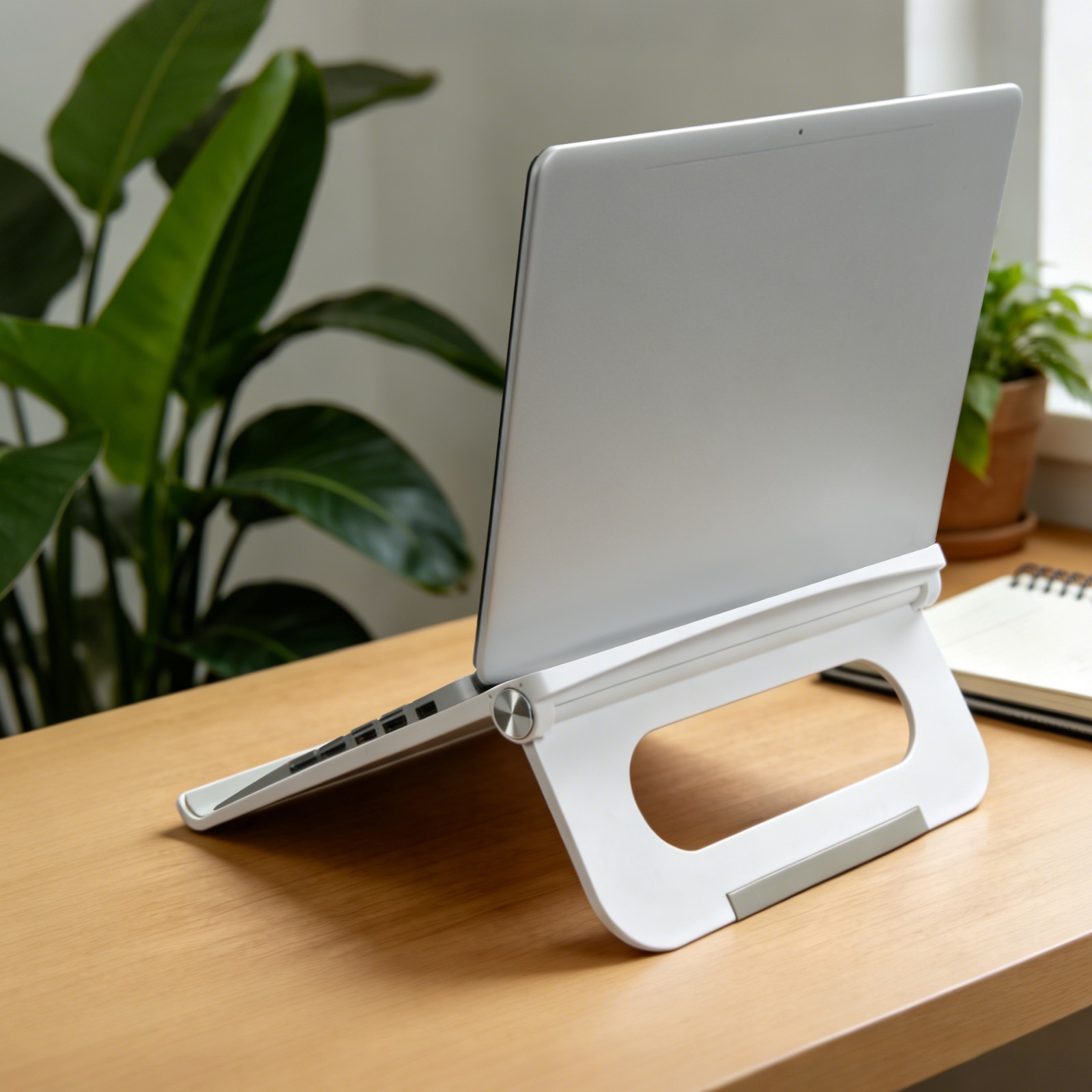 Triangular Structure Angle Adjustability Laptop Stand For Laptops Up To 17in