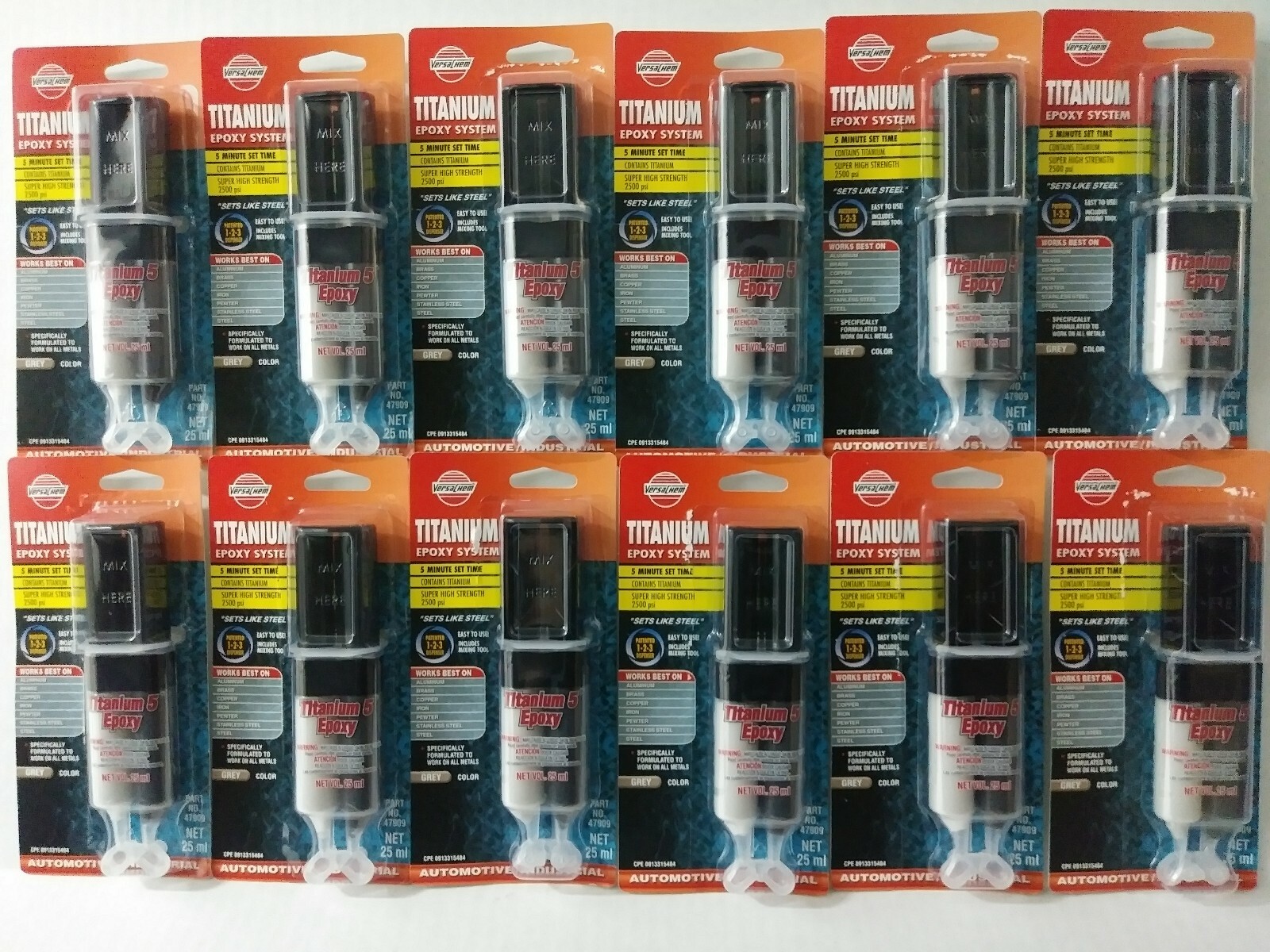 12 Versachem Titanium Epoxy System 25 ml case (47909)