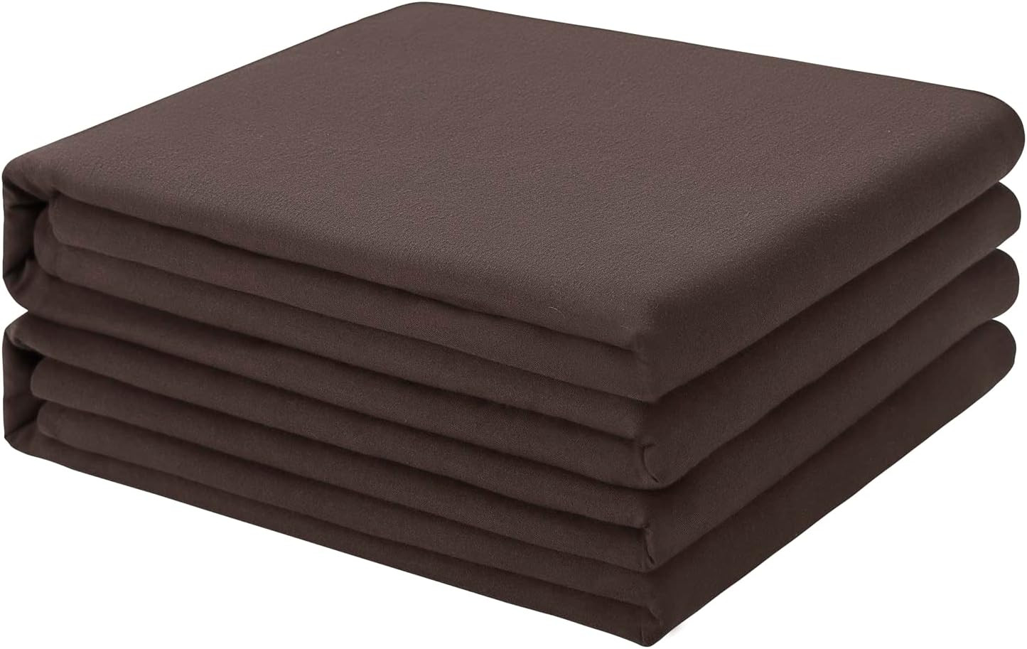 Freshculture Full Flat Sheets Only 2 Pack - Hotel Quality Flat Bed Sheets - Brus