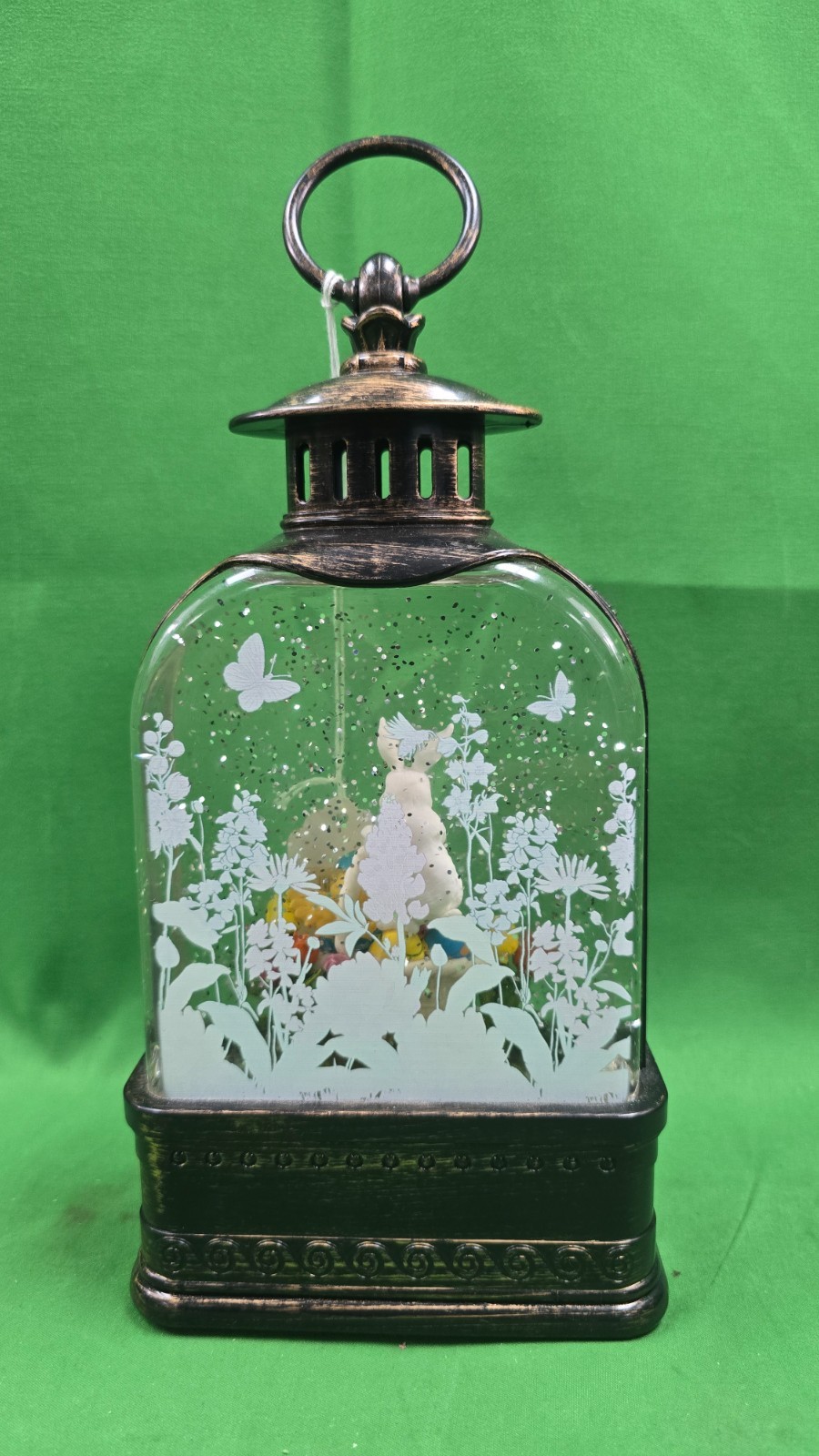 Bunny & Chicken Glitter globe (E1)