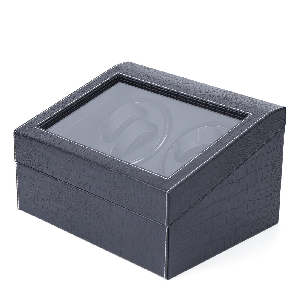 4+6 Automatic Rotation Watch Winders Display Box Storage Case Organizer Silent