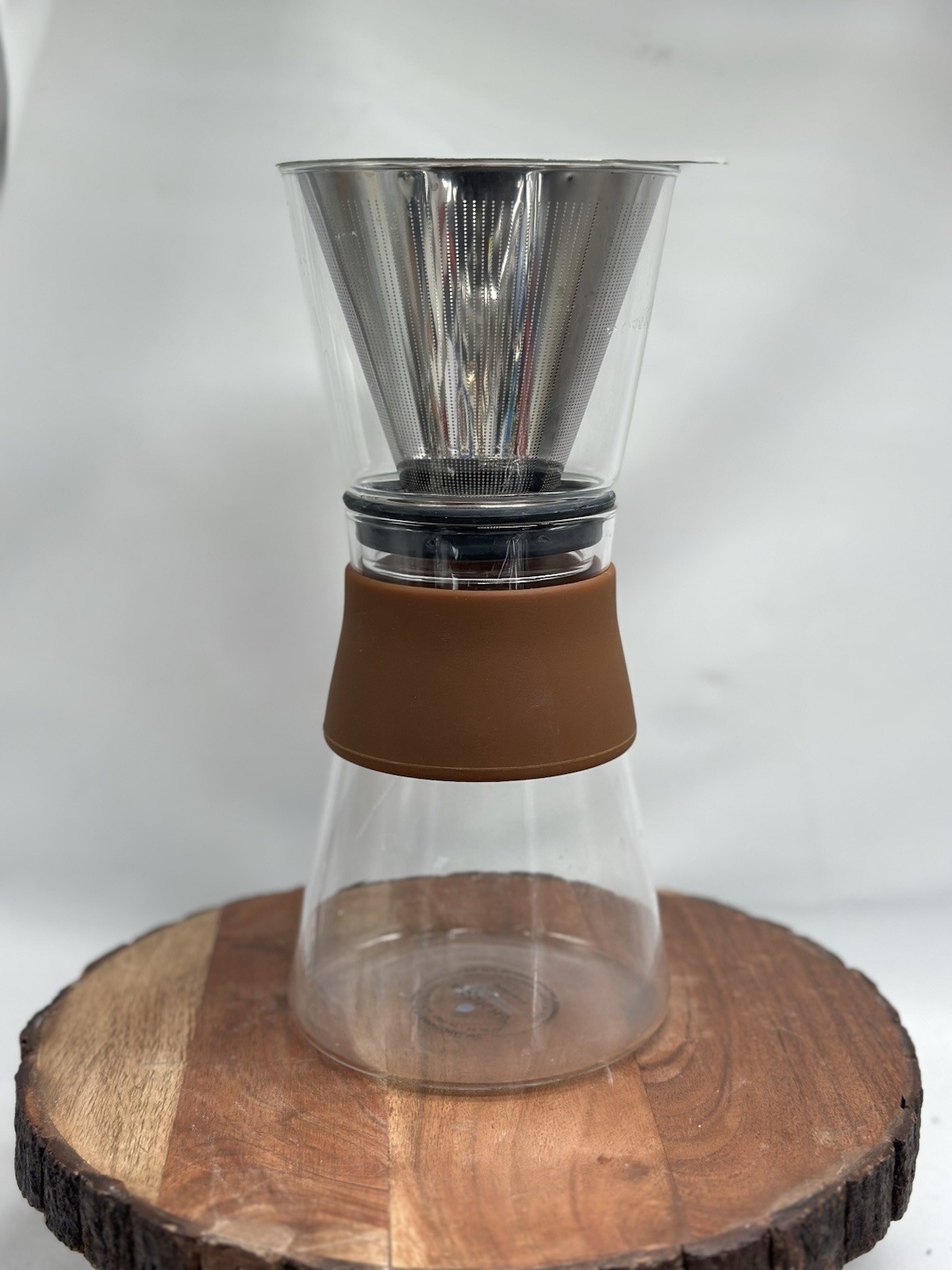 GROSCHE Amsterdam Craft Pour Over Coffee Maker with Removable Top