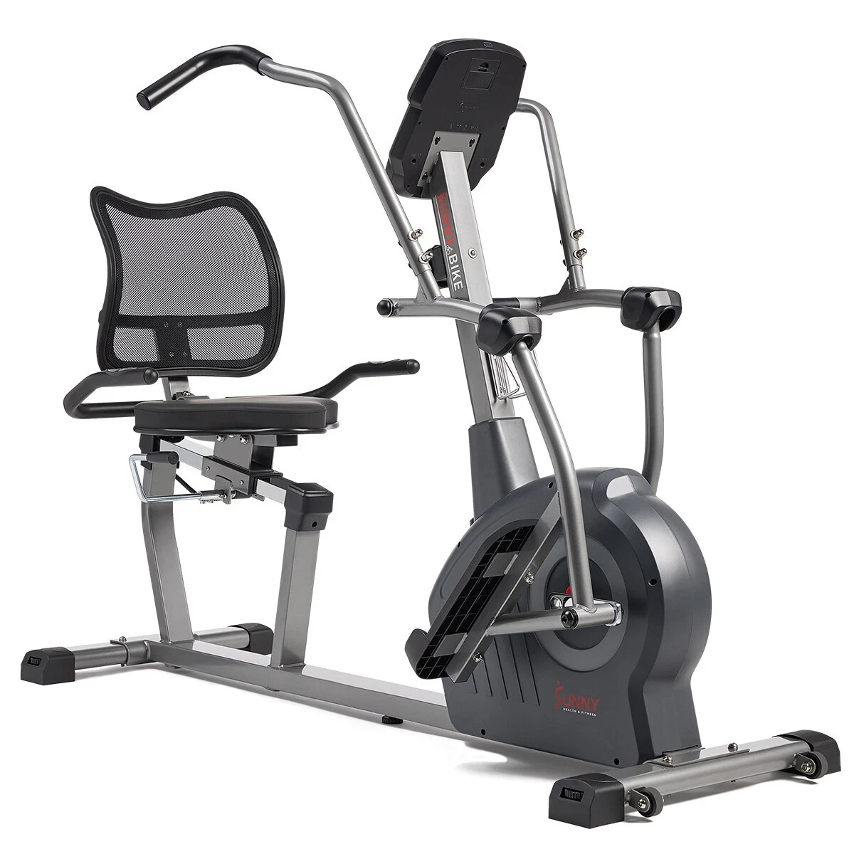 Smart Magnetic Recumbent Elliptical Exercise Bike Workout Cardio Rehab Machine