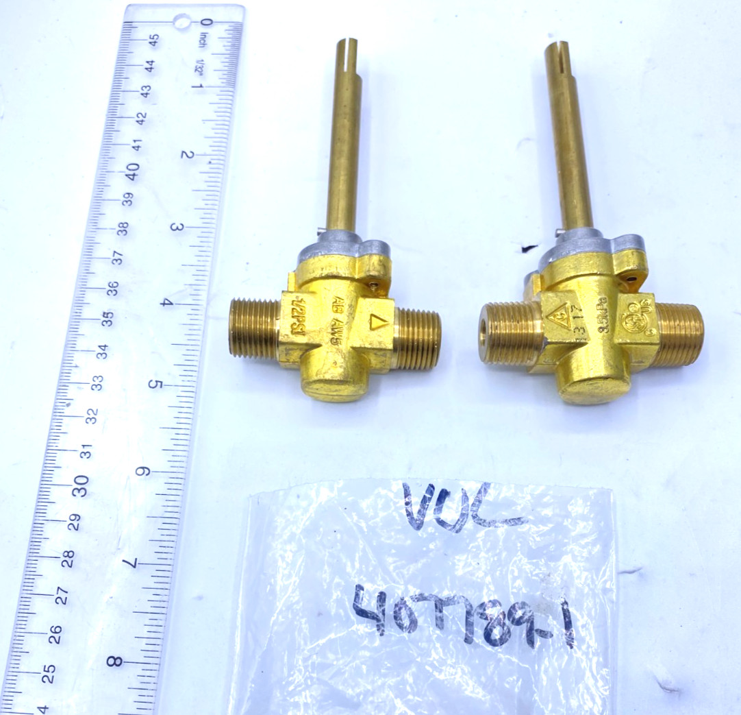 Vulcan Hart Lot of 2 Gas Valve AB AW5 1/2 PSI 1342 3.5kPa 407789-1 New