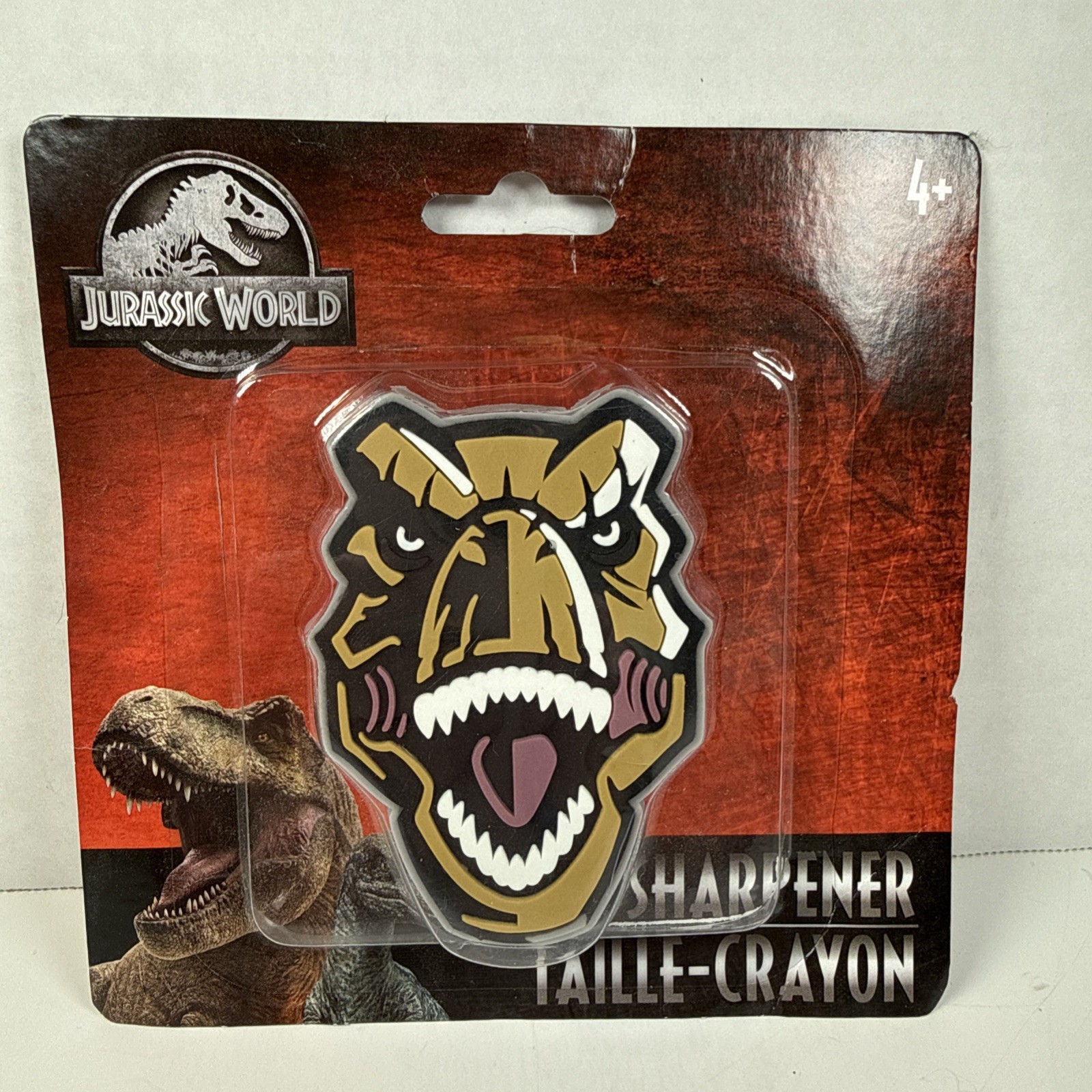 Jurassic World Dinosaur Head Pencil Sharpener ~ New In Package ~ 2021 ~ School
