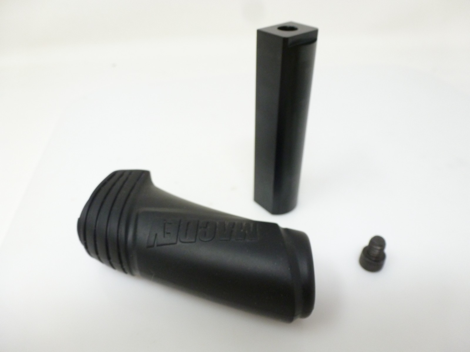 MINT MACDEV DRONE 2 FRONT ALUMINUM RUBBER GRIP FOREGRIP ASSEMBLY PAINTBALL BLACK