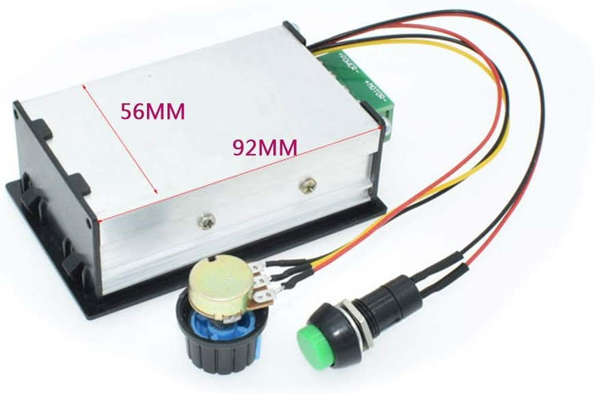 DC Speed Controller DC 6-60V 12V 24V 36V 48V 30A PWM DC Motor Speed Controller,