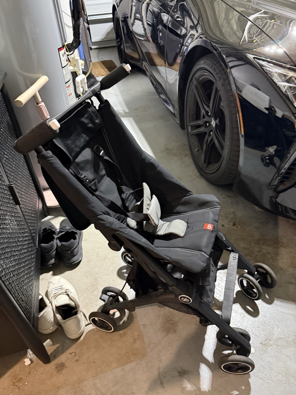 GB Pockit+ Lightweight Folding All Terrain Infant Stroller - Black
