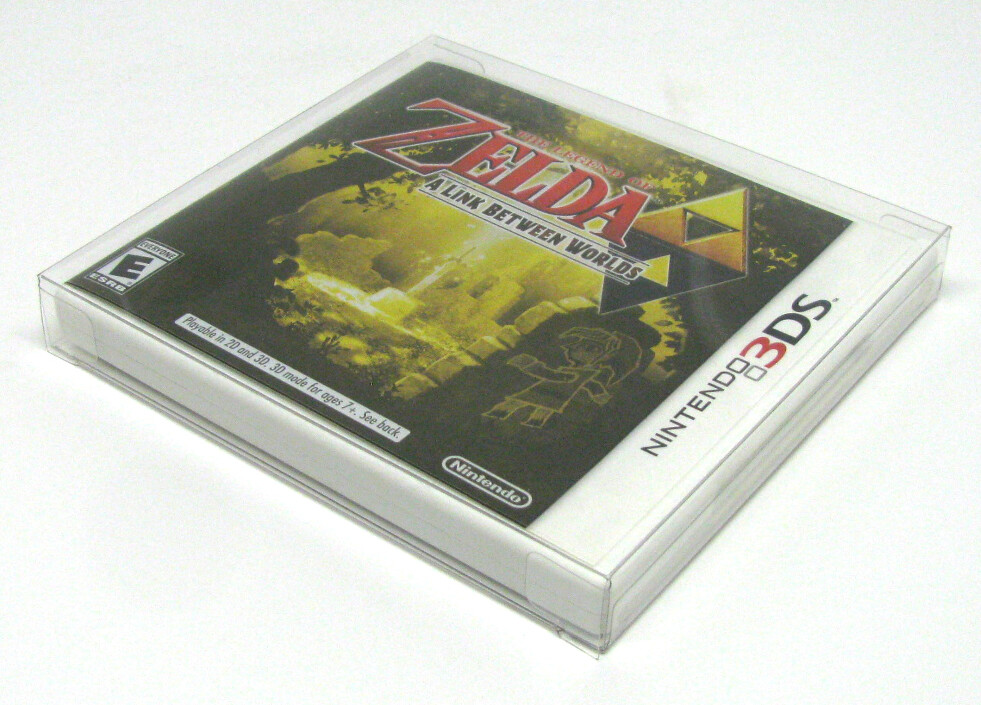 25x NINTENDO 3DS CIB GAME BOX - CLEAR PROTECTIVE BOX PROTECTOR SLEEVE CASE