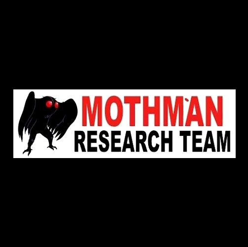 Funny "MOTHMAN RESEARCH TEAM" West Virginia cryptid STICKER horror decal prop