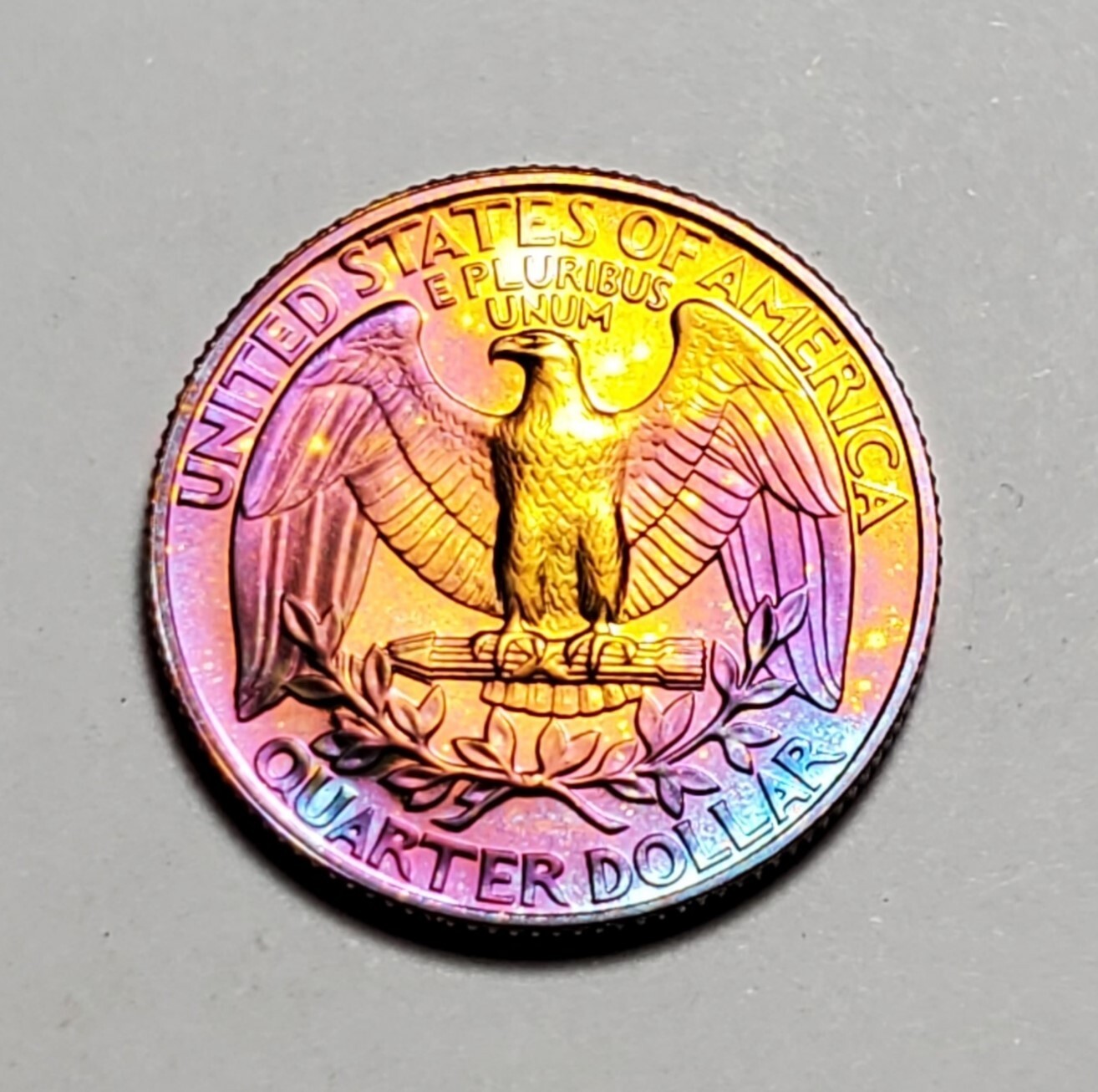 TONED 1992 S WASHINGTON QUARTER CLAD PROOF UNC #C1452