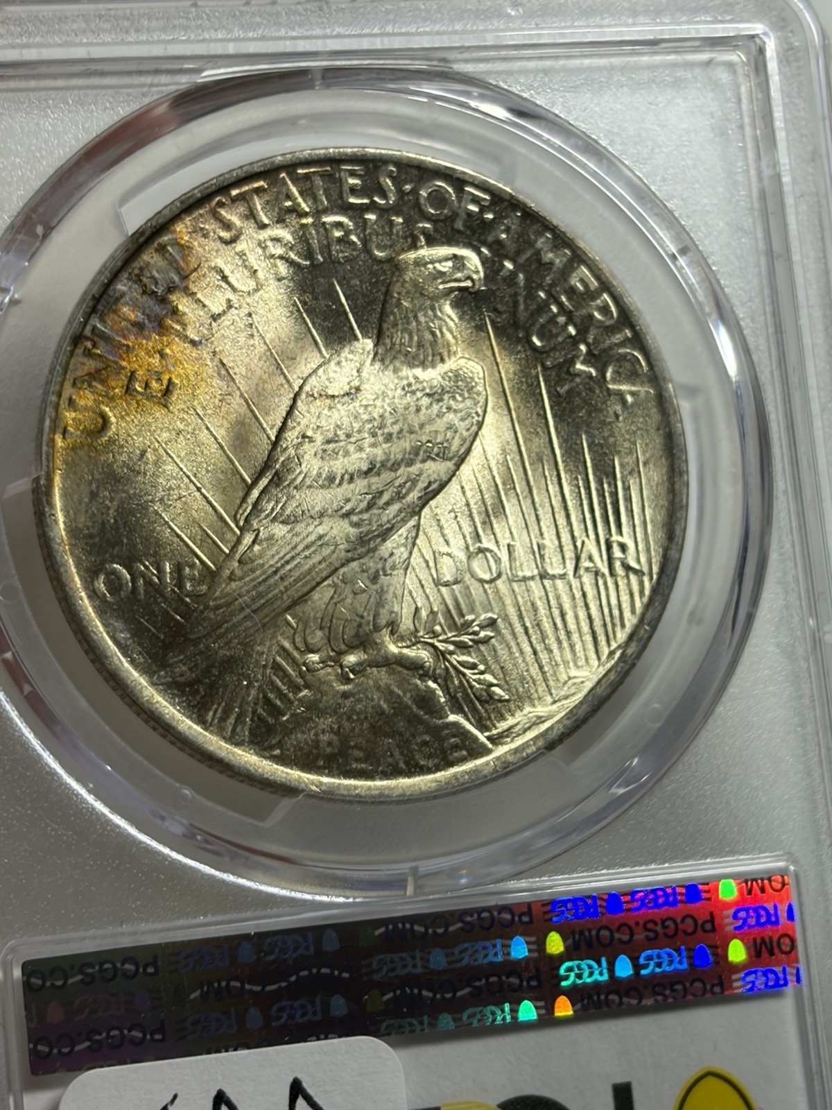 1923 $1 Peace Silver Dollar PCGS MS65 High Grade