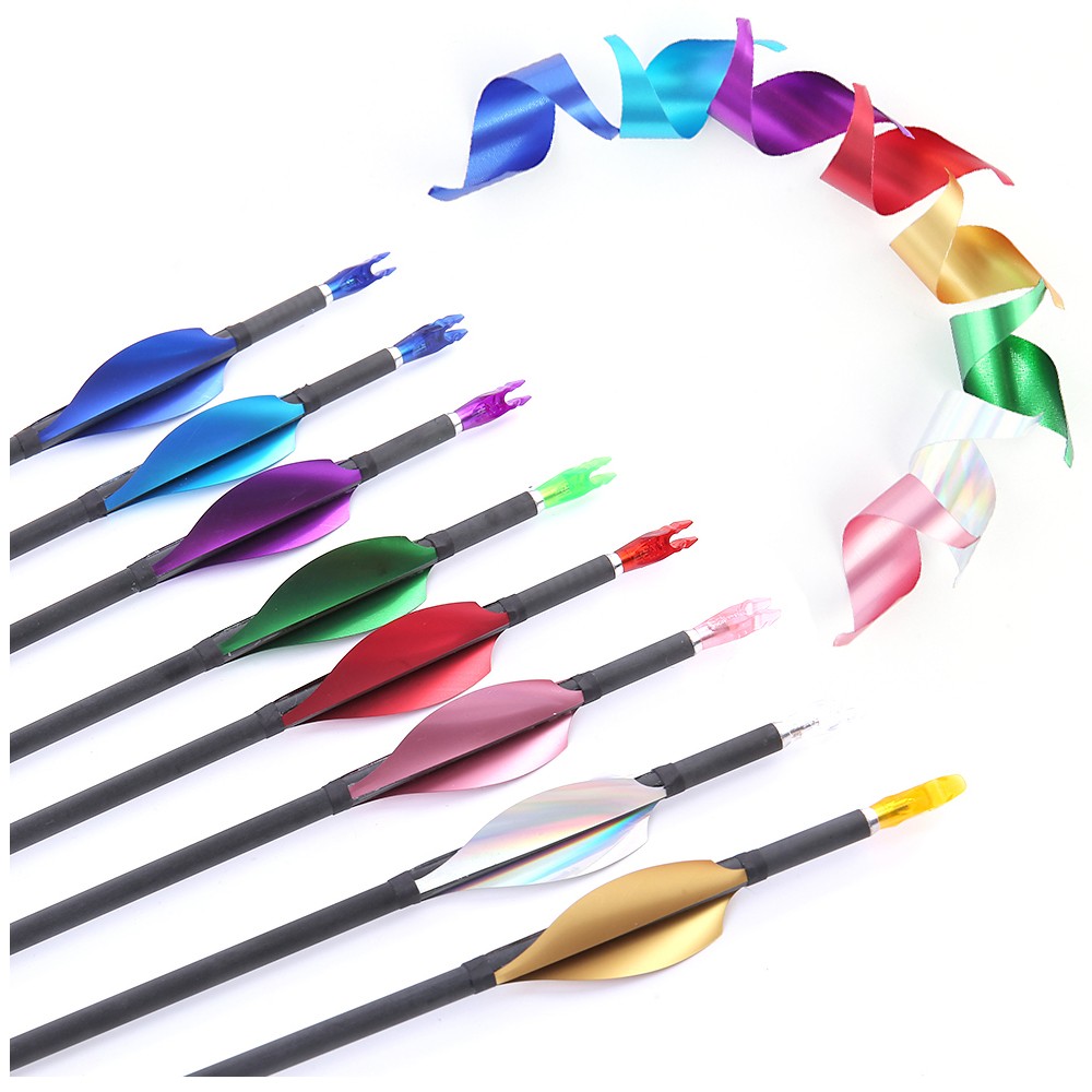 50X 1.75" Vanes Spiral Feathers Archery Left/Right Wing Fletches Hunting Target