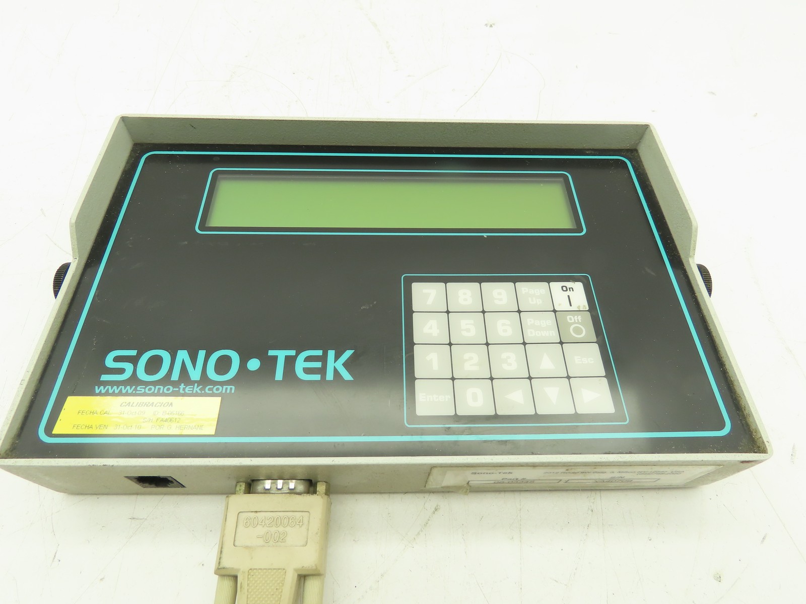 Sono-Tek 06-03345 Keypad Display Controller