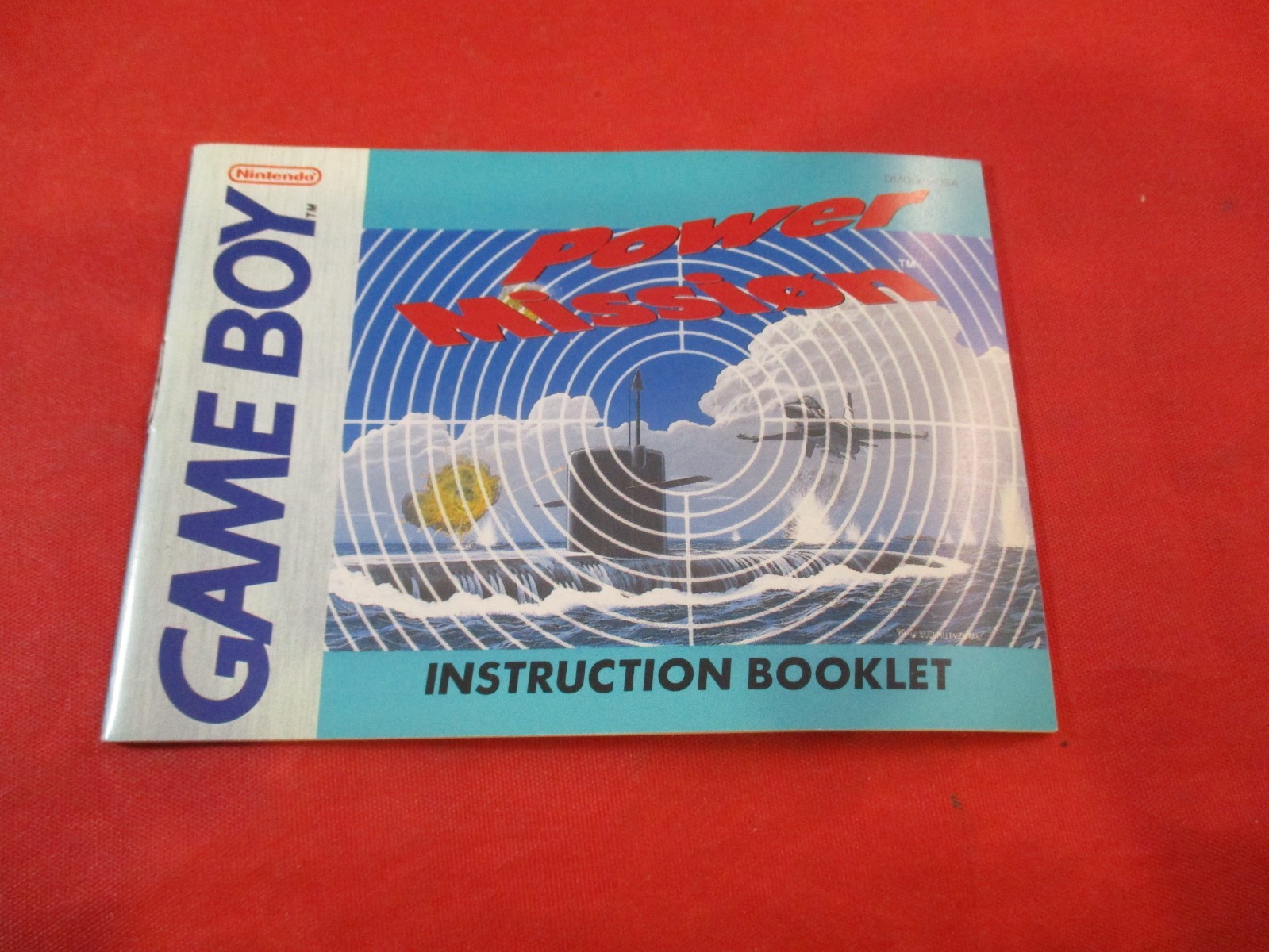 Power Mission Nintendo Game Boy Instruction Manual Booklet ONLY