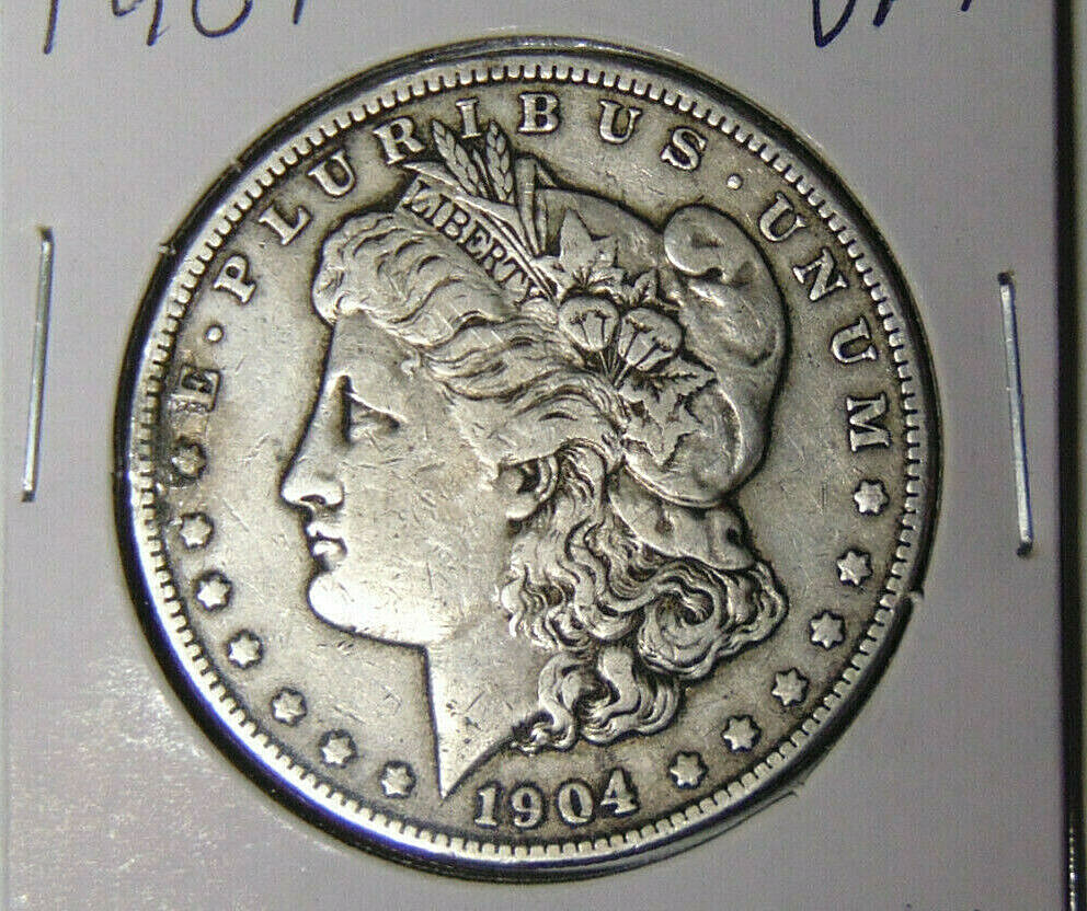 1904 Morgan Silver Dollar VF+ Philadelphia Mint (3322)