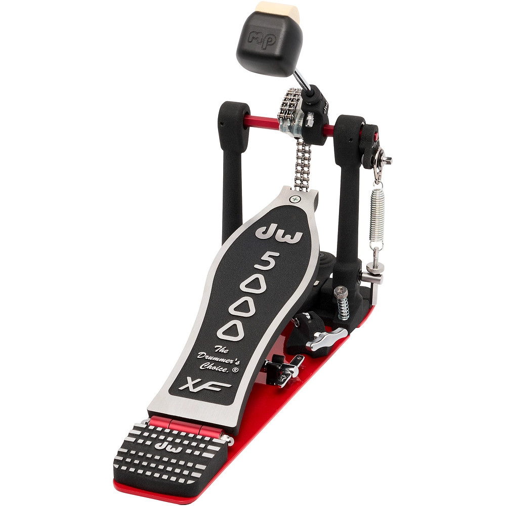 DW 5000 Series Accelerator Single Bass Drum Pedal with Extended XF Footboard
