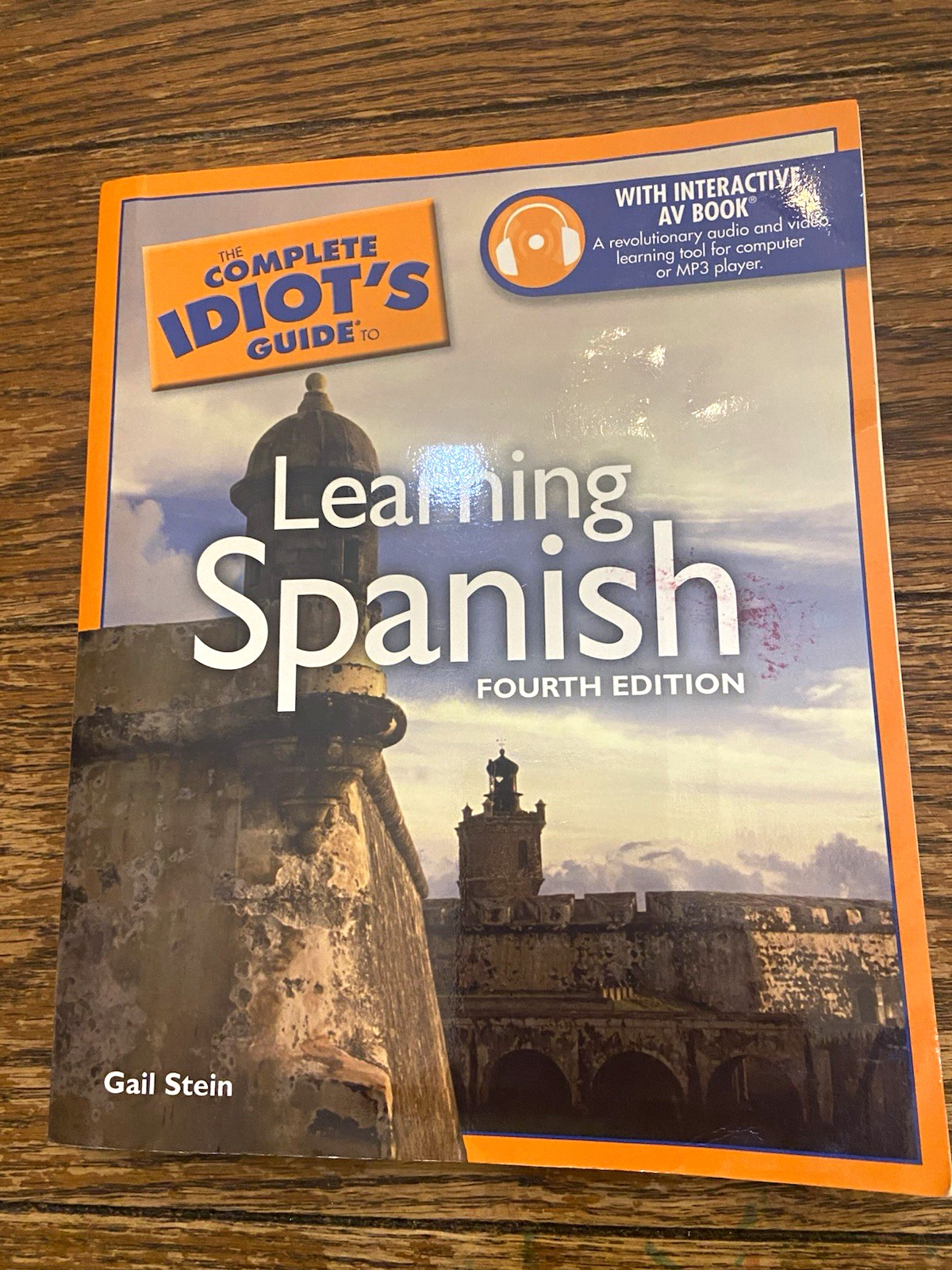 Complete Idiot's Guide to Learning Spanish 4th Ed Revised Stein Book+CD 2006