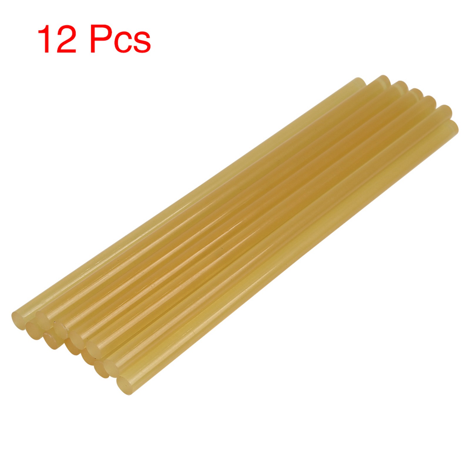12 Pcs 7mm x 200mm Yellow Hot Melt Glue Sticks Paintless Dent Repair for Car